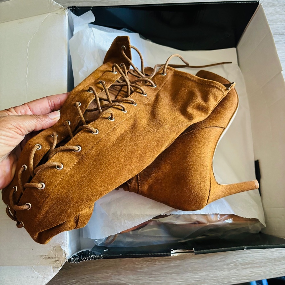 Torrid Faux Suede Stiletto Over the Knee Boot NWT Size 10W - Picture 7 of 9